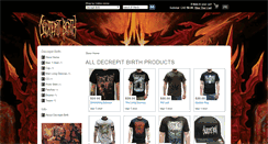 Desktop Screenshot of decrepitbirth.ifmerch.com