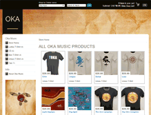Tablet Screenshot of okamusic.ifmerch.com