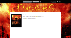 Desktop Screenshot of obtenebris.ifmerch.com