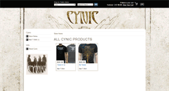Desktop Screenshot of cynic.ifmerch.com
