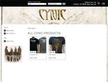 Tablet Screenshot of cynic.ifmerch.com