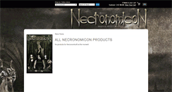 Desktop Screenshot of necronomicon.ifmerch.com