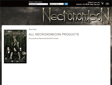 Tablet Screenshot of necronomicon.ifmerch.com